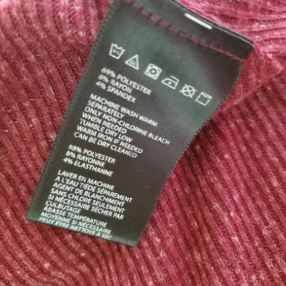 Urban Outfitters BDG Sleeveless Knit Mini Retro Style Dress Burgundy Sz M - Picture 5 of 5